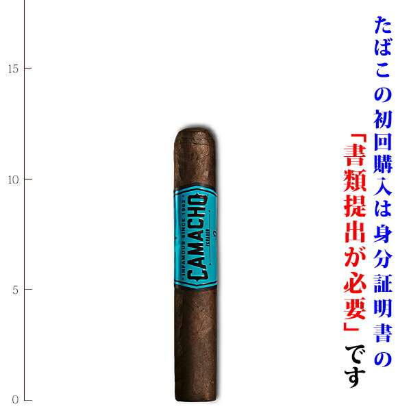 【プレミアムシガー】【バンドル】（５本入り）<BR>　カマーチョ　ブルー・エクアドル　ロブスト<BR>　≪50RG／127mm≫　[ロブスト系]　（強さ：●●●●〇）