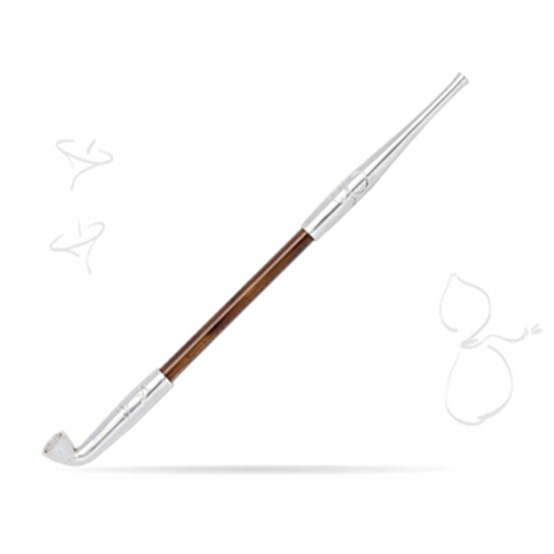 楽天市場】喫煙具・きせる本体 飯塚煙管 銀丸六寸延【対象