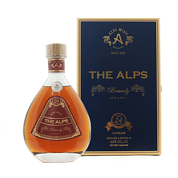 【楽天市場】ブランデー ザ・アルプス 24年 750ml/43度:Wine&Cigar リカープラザ大越酒店