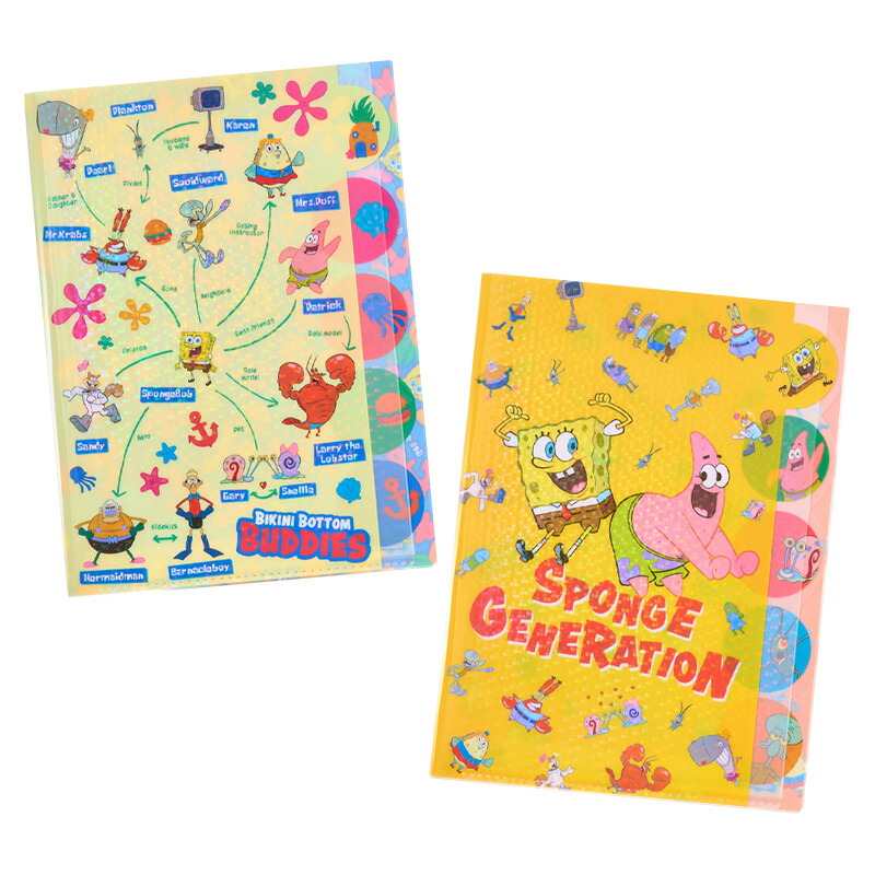 【楽天市場】SpongeBob スポンジ・ボブ ダイカットクリアファイル：プラザ オンライン楽天市場店