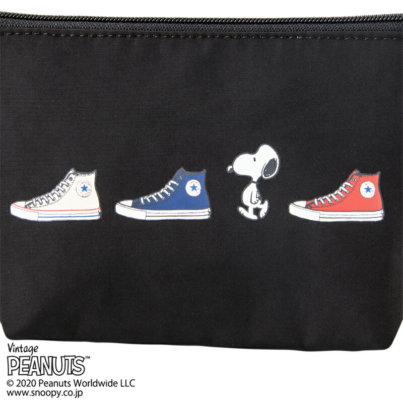 楽天市場 Peanuts Converse スヌーピー フナガタポーチ プラザ オンライン楽天市場店