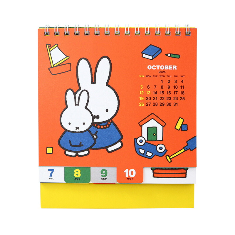 【楽天市場】【2025年1月始まり】ミッフィー Miffy 卓上カレンダー BCA2：プラザ オンライン楽天市場店