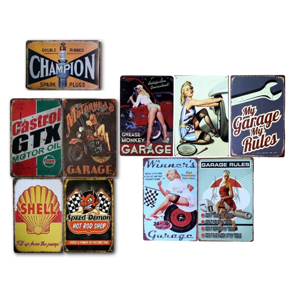 楽天市場】【送料無料】PLEAVIT ブリキ看板 アメリカン レトロ