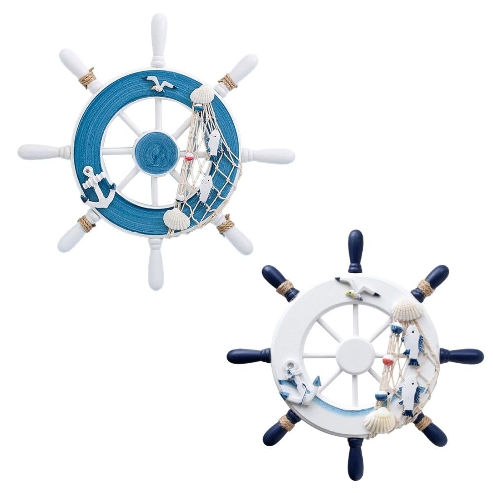 ビンテージ　シップハンドル　舵輪　直径92cm　海岸風・マリンインテリアに♪ 7q-tz8c-bsp7_1.jpg
