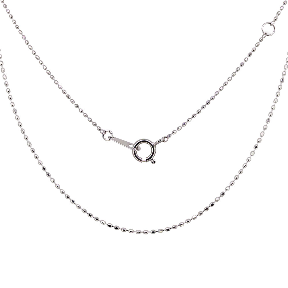 カットボールチェーン チェーンのみ K10 K18 Pt850 選べる レディース ネックレスチェーン 40cm シンプル 細い 大人 女性 人気 キラキラ 普段使い 上品 記念日 ギフト