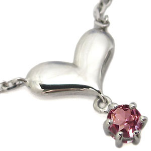 アンクレット 天然石 18金 ブレスレット ハート 18K 告白 母の日 ホワイトデー 華奢デザイン 人気 可愛い ハートモチーフ 記念日｜PLEJOUR 誕生石ジュエリー専門店