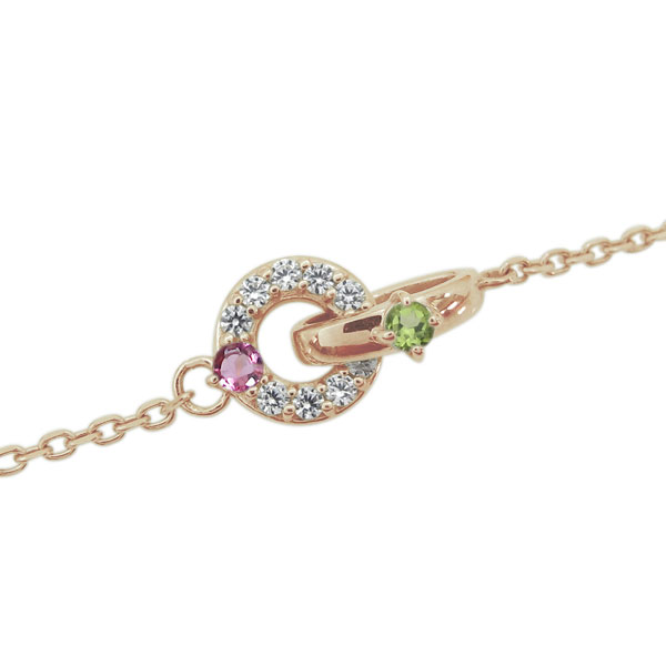 ペリドットブレスレット 無限 インフィニティ アンクレット K18 82,555円