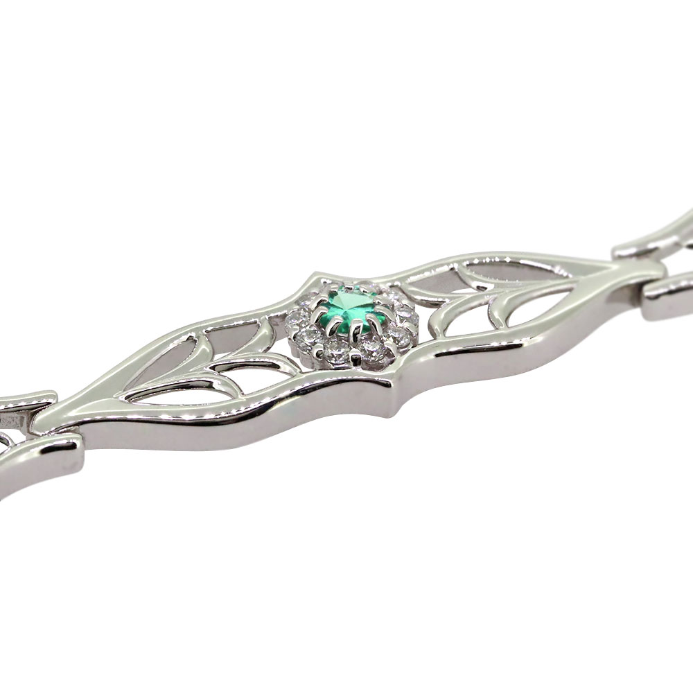 10 Off ブレスレット メンズ 選べる誕生石 シルバー925