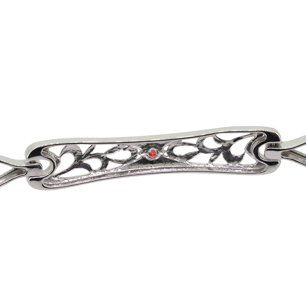 テレビで話題 ブレスレット メンズ シルバー メンズブレスレット 誕生石 1月 ガーネット Sv925 Fucoa Cl