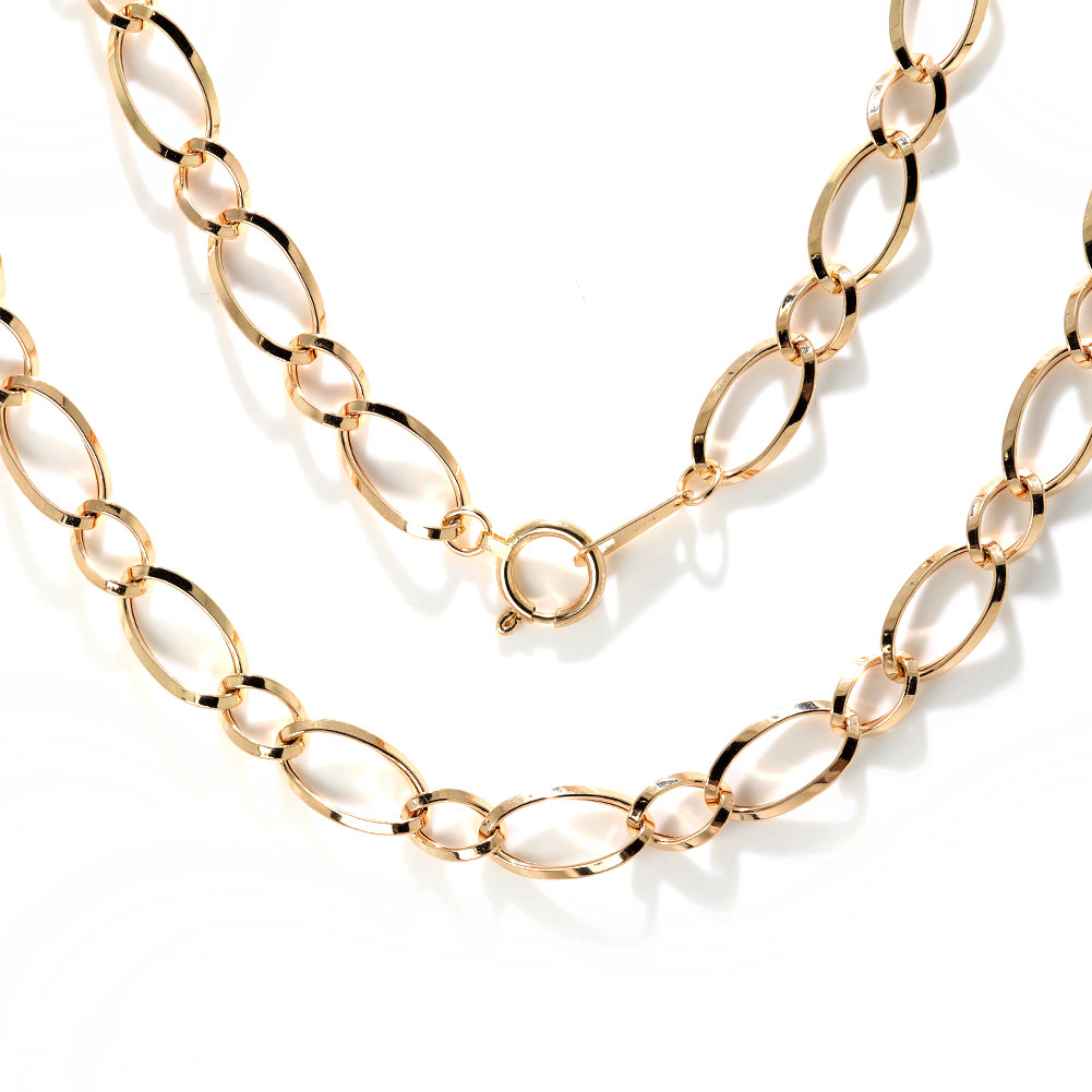 レディース ルビドチェーン ネックレス シンプル チェーン 18金 中空チェーン 18K チェーンネックレス ゴールド k18 軽い 中空 ユニセックス 細い チェーン おしゃれ お揃い 40cm 45cm 50cm｜PLEJOUR 誕生石ジュエリー専門店