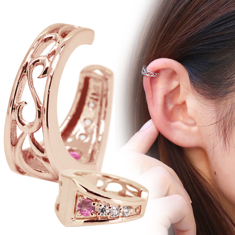 イヤカフ Avaron earcuff ダイヤモンド 10金 K10 イヤーカフ-