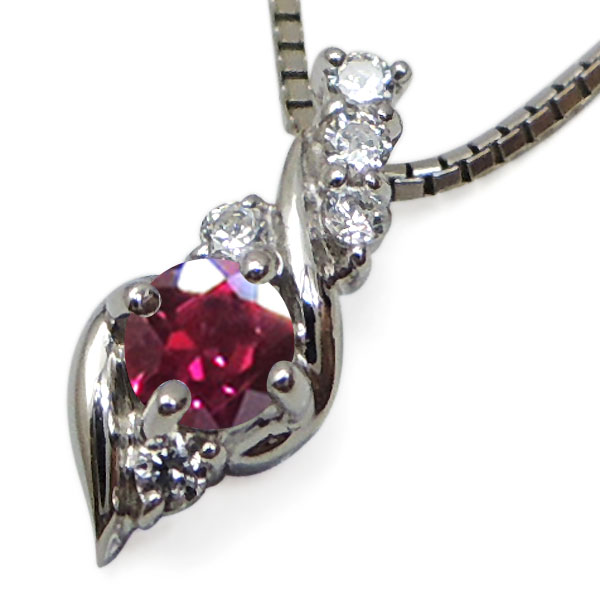 ❤️極美品❤️ ルビー ダイヤ ネックレス Pt900 ネックレス トップ ❤️極美品❤️ ルビー ダイヤ ネックレス Pt900 ネックレス トップ