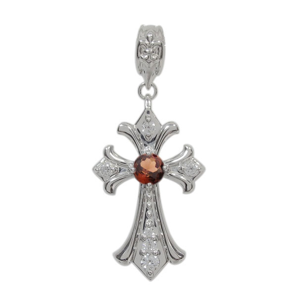 楽天市場】メンズ クロス ペンダントヘッド シルバー ダイヤモンド