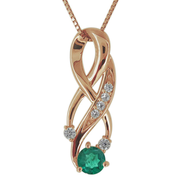 ランキング第1位 ネックレス ペンダント ネックレス レディース エメラルド 5月誕生石 大人 ペンダント 10金 30代 40代 50代 クリスマス プレゼント Tresor Gov Bf