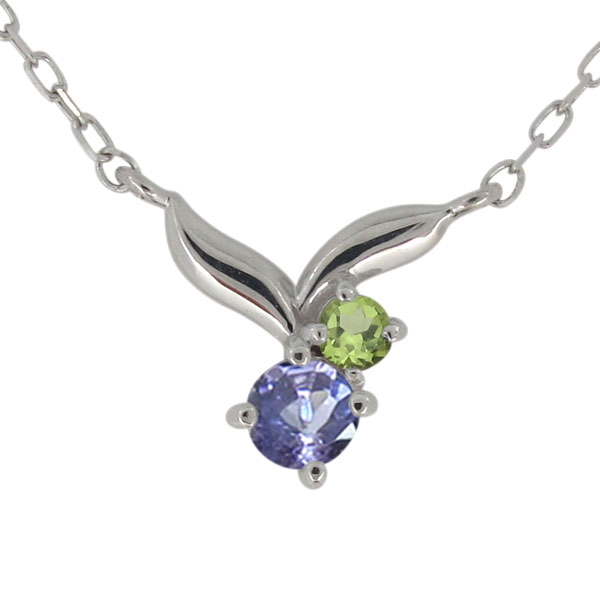 新しい季節 ネックレス ペンダント リーフ プレゼント クリスマス 葉っぱ レディースペンダント タンザナイト プラチナ ネックレス Nouvellecoquette Com