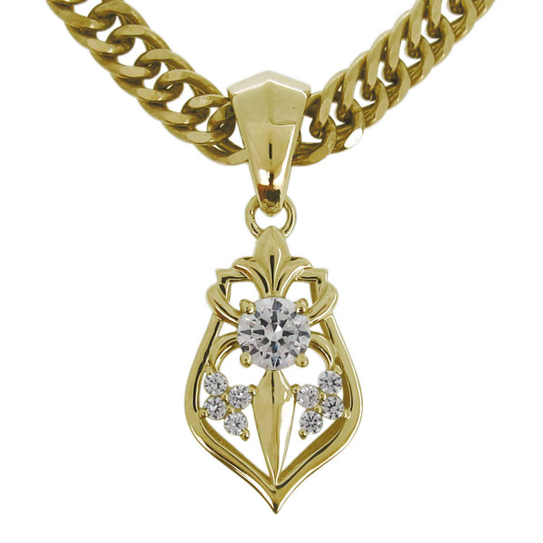 楽天市場】ダイヤモンド ネックレス メンズ 18金 喜平ペンダント 鑑定