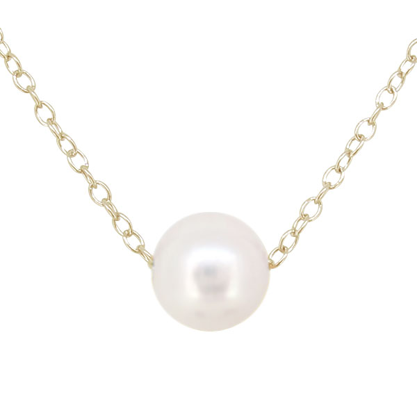 真珠 ネックレス 18k 18金 パールネックレス レディース 淡水パール ペンダント｜PLEJOUR 誕生石ジュエリー専門店