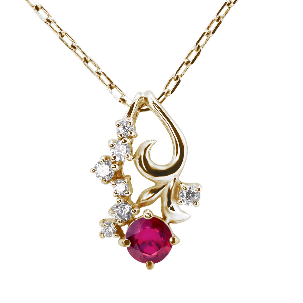 レディース 18金 ペンダント ゴールド 小花 フラワー K18 ネックレス 選べるカラー 上品 華やか 花モチーフ 人気 レディースアクセサリー アクセサリー 繊細 女性用 特別な日 クリスマス 日本製｜PLEJOUR 誕生石ジュエリー専門店