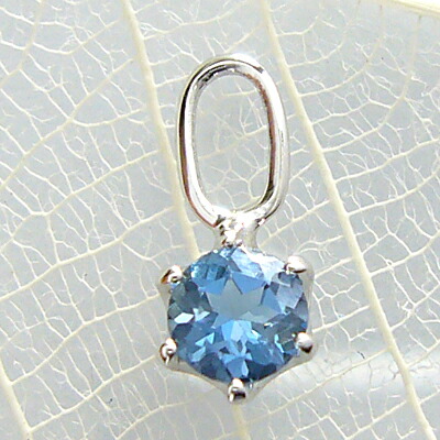 楽天市場】アクアマリン 大粒6×8mm ネックレス レディース K10