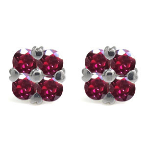 プラチナ ルビー ピアス ハート ピアス 41,015円