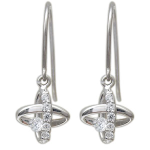 ダイヤモンド ピアス 星 プラチナ フックピアス 宇宙 ピアス｜PLEJOUR 誕生石ジュエリー専門店 52,140円