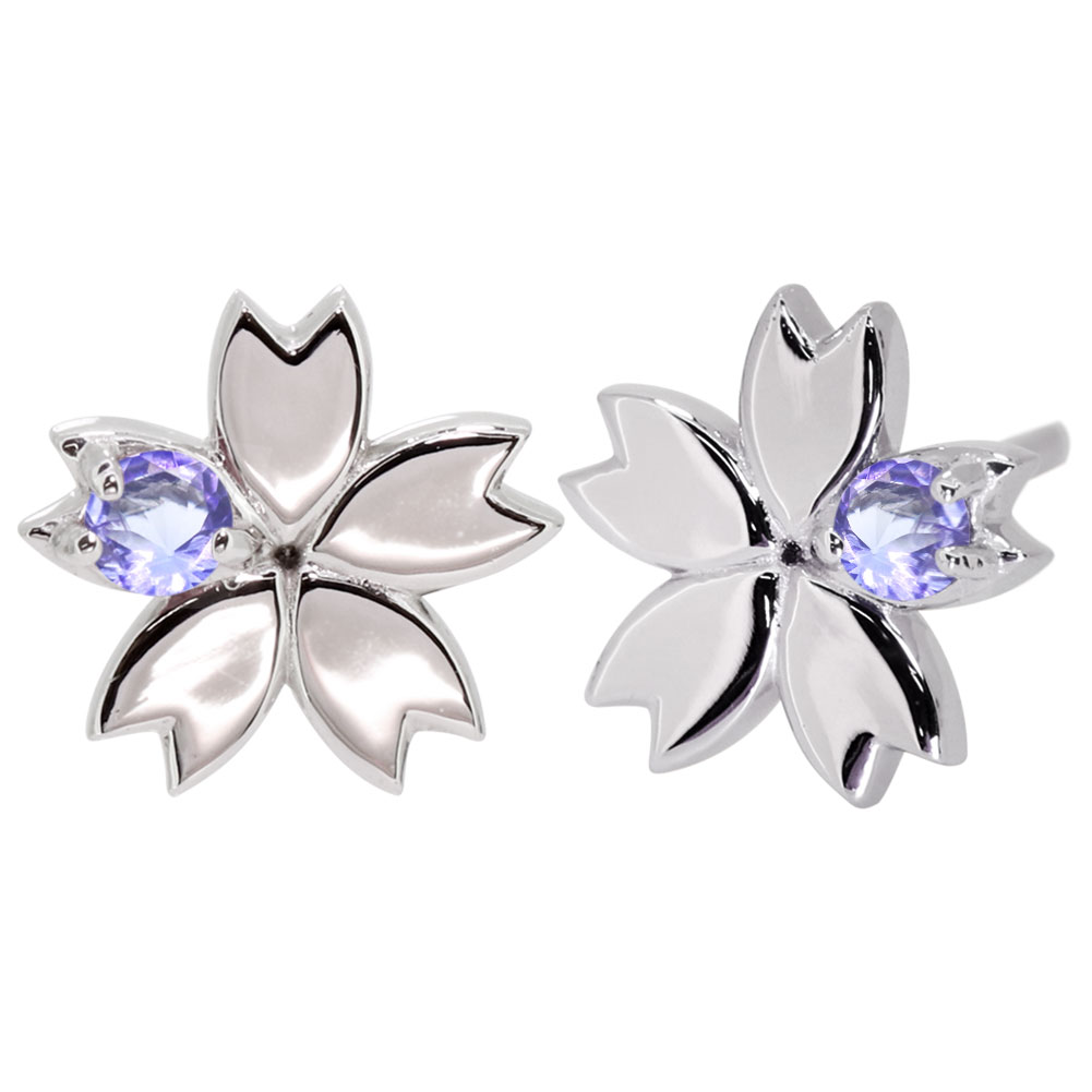【ALDO】可愛い☆桜・お花スタッズ Delicacy 小粒 ピアス plusnao ピアス スタッドピアス クリスタル風 クリアストーン