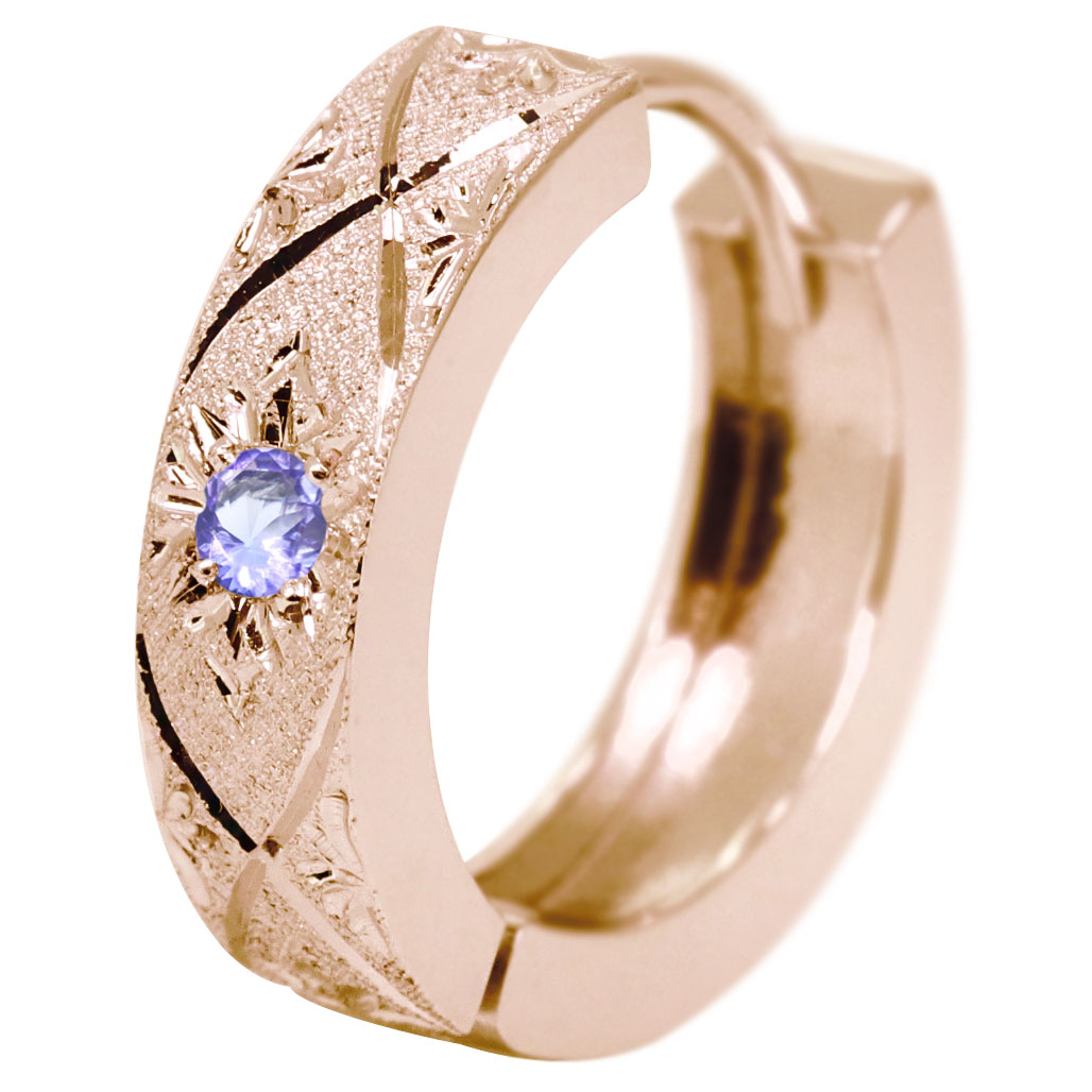 18金 ピアス メンズ リング フープピアス 片耳 18k ゴールド