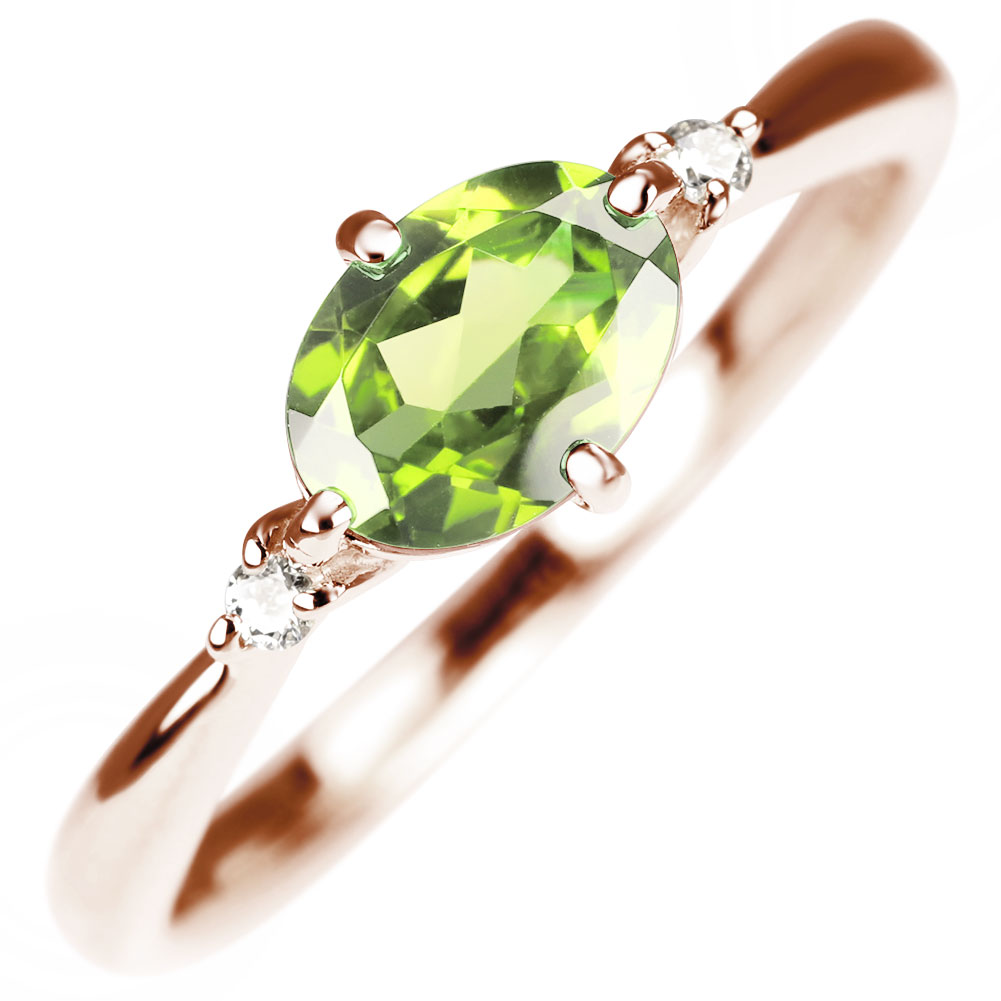 楽天市場】ペリドット リング 大粒 レディース 指輪 一粒 8月 誕生石