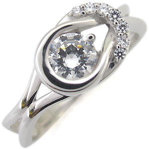ダイヤモンド 婚約指輪 エンゲージリング 鑑定書付き 指輪 リング 一粒 0.5ct 18金｜PLEJOUR 誕生石ジュエリー専門店