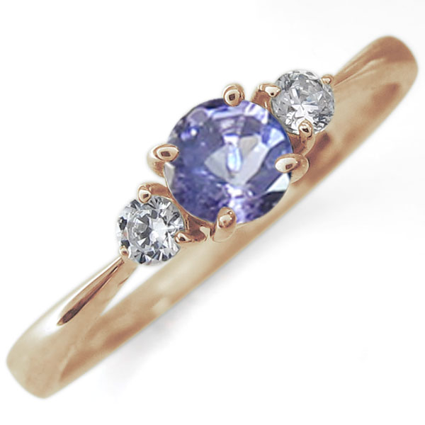 楽天市場】タンザナイト リング 10金 指輪 レディース おしゃれ