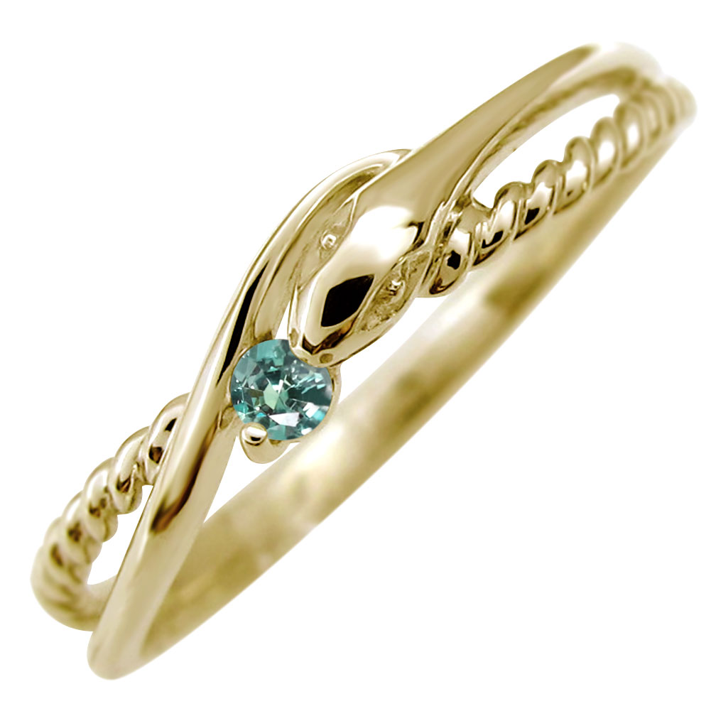 楽天市場】指輪 ゴールド サファイア リング 18金 9月誕生石