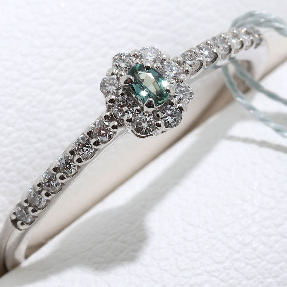 楽天市場】プラチナ アレキサンドライト ダイヤモンド リング 12号 AX0