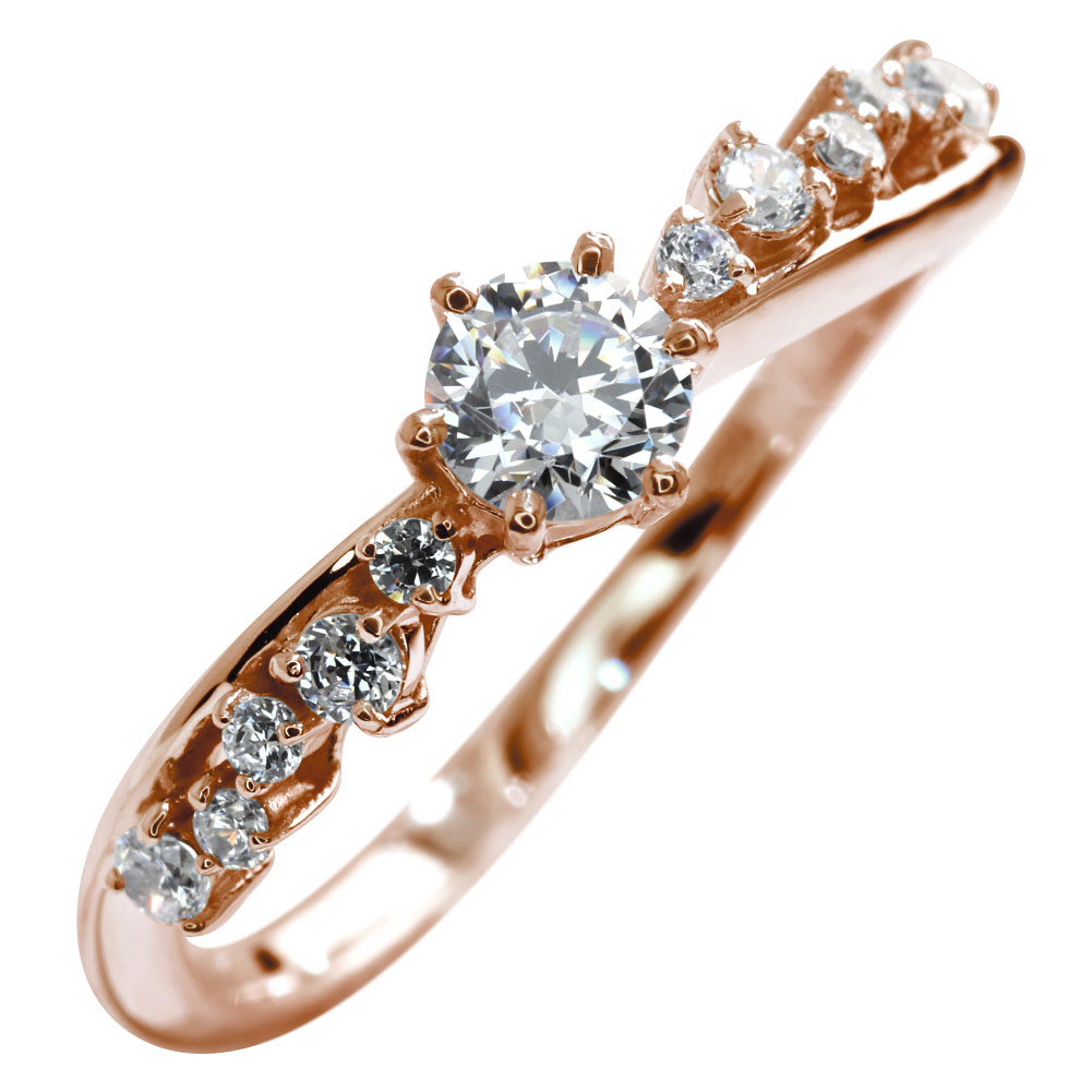 ダイヤモンド 指輪 リング プラチナ 18金 レディース 鑑定書付き pt900 K18 0.25ct ダイヤモンドリング SI VS VVS クラス 中央宝石研究所 ジュエリー プレゼント 大人 高級|PLEJOUR 誕生石ジュエリー専門店