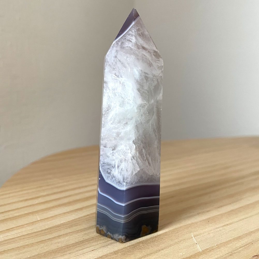 楽天市場】瑪瑙 メノウ アゲート ドゥルージー 虹有り ブラジル産