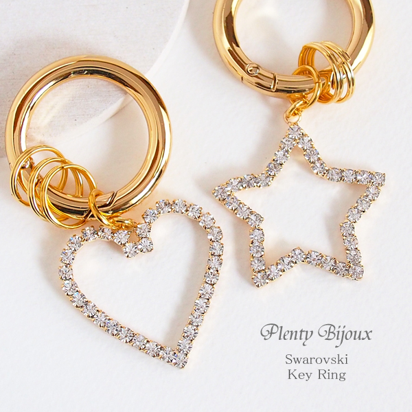 楽天市場】スワロフスキー SWAROVSKI キーリング キーホルダー