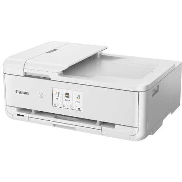 店卸資産あり Canon Pixus Tr9530 A3 相応う インキ噴射 結合航空機 感想工ー デジタルスキャナ 両面印刷 Wifi パウダーコンパクト新品 キャノン 年賀雑筆 ピクサス L書き判 A3ノビ 白色 2994c021 ピクサス プリンタ スマホ おしゃれフォン まとも印刷 前っ面給紙 後ろ