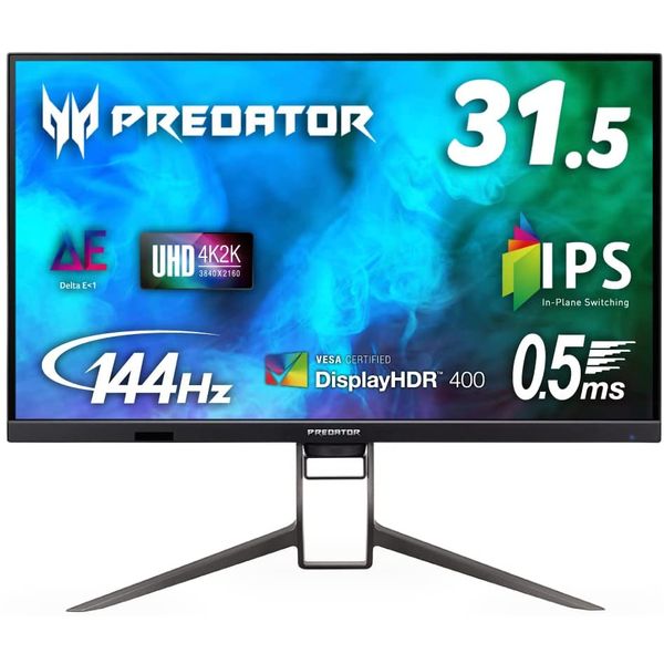 【ポイント最大28倍】 Acer ( エイサー ) 31.5型 ワイド UHD 4K ( 3840&times;2160 ) IPS パネル ノングレア LEDバックライト ディスプレイ Predator XB3 ( XB323QKNVbmiiphuzx ) モニター 応答速度 1ms 144Hz インチ 【キズあり】｜アウトレットPC パソコン プレクス