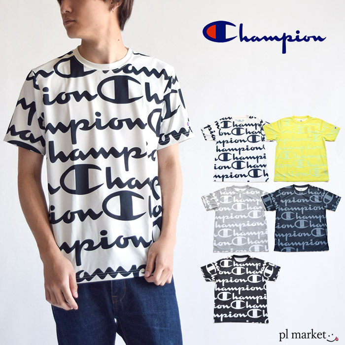楽天市場 Champion Tシャツ Champion Tシャツ Champion チャンピオン Tシャツ C3 Ps322 アクティブ C Vapor スポーツ Tシャツ ドライ 抗菌 防臭 メンズ レディース ユニセックス 男女兼用 トップス 半袖tシャツ チャンピオン 半袖 シャツ 総柄 Plmarket ピーエルマーケット
