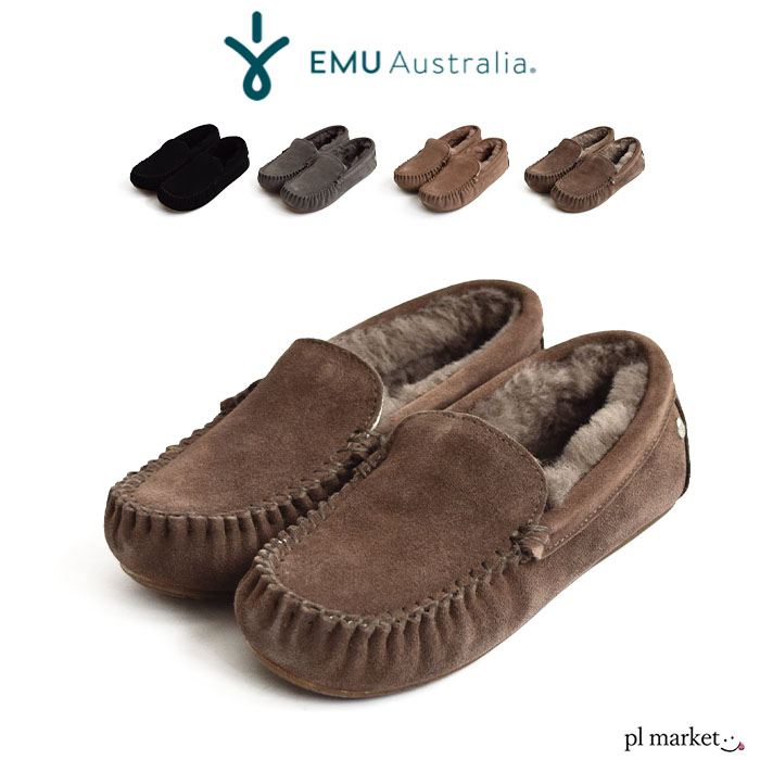 新品　EMU Australia ブラック モカシン　限定モデル 楽天市場】【10%OFFクーポン】正規取扱店 EMU Australia エミュ