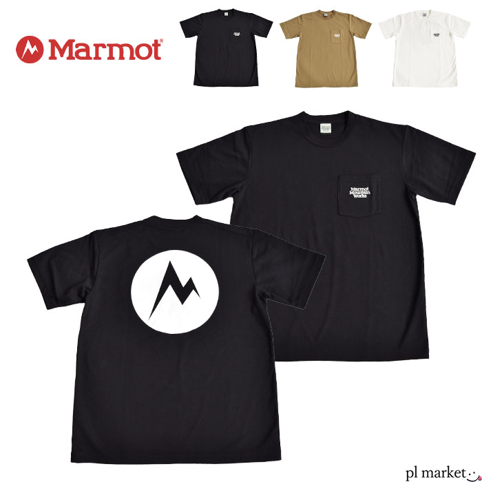 トップス 90 Logo Dot Tee M 楽天市場】Marmot マーモット トップス Tシャツ MMW POCKET-T エムエム
