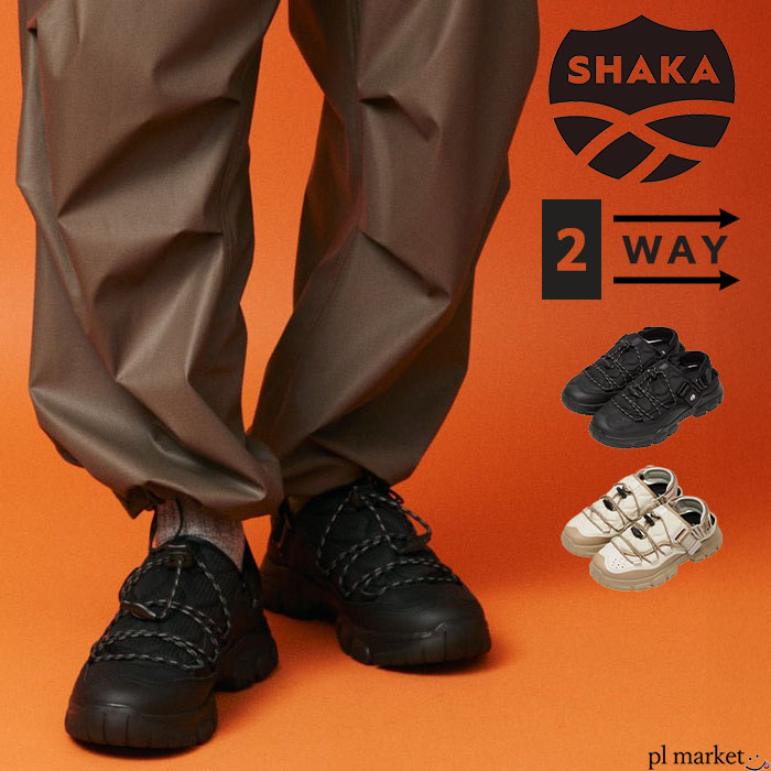 【10％OFFクーポン/2025秋冬新作】シャカ SHAKA スニーカー サンダル レディース メンズ シューズ 靴 軽量 軽い スライド 防水 撥水 はっ水 あったかい 保温 WRAPPED MOUNTAIN AT ラップド マウンテン AT 2way テック感 キルティング 中綿 23 24 25cm SK-293V2 14,245円