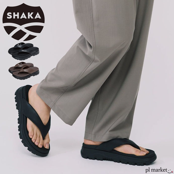 【P3倍/2足目10％OFF引き換え証/2026年春夏新作】シャカ SHAKA サンダル トングサンダル 鼻緒 メンズ レディース カジャナ 火箸 EX 軽さ 運動競技サンダル スポサン 和風 砂浜サンダル 定番 一般受け 御召しもの 浴衣 祝い事 アウトドア 旅する 黒 黒いこと 赤銅色 23-28珊 SK-302V3