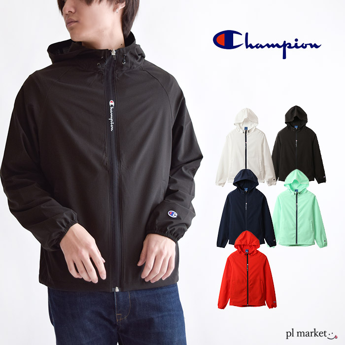 CHAMPION はやりっ子 SPORTS JAKET 上衣 運動競技御召しもの 撥水撥水製作 伸ばすこと 通気性 ボンネット付 羽織 厚地の外套 パーカー メンズ 成人男性 アウター 運動競技 形づくる champion C3-RSC12