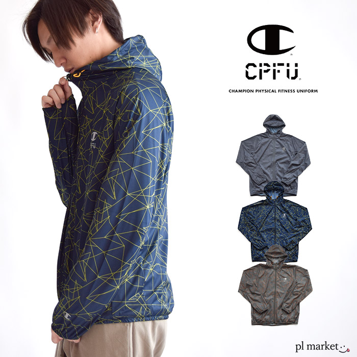 チャンピオンCPFUハーフジップ プルオーバー セットアップ Champion CPFU チャンピオン ハーフジッププルオーバー 20SS【春