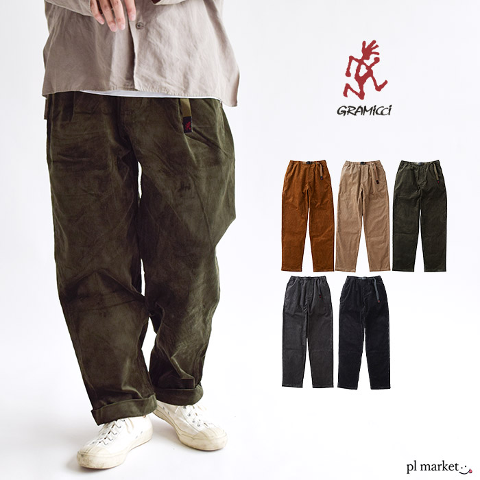 楽天市場 Gramicci グラミチ パンツ コーデュロイ タック テーパード パンツ Corduroy Tuck Tapered Pants メンズ Gmp f021 Pants ボトムス ストレッチ クロップドパンツ 秋 冬 ゆったり Plmarket ピーエルマーケット