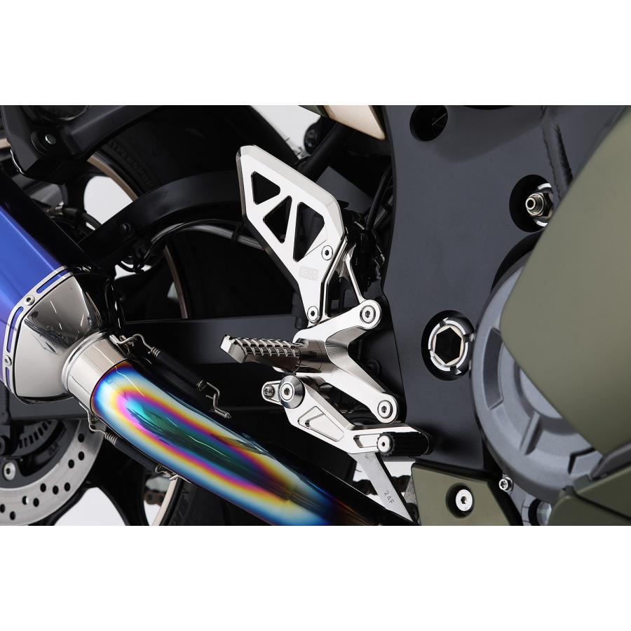 AELLA (アエラ) ライディングステップキット無電解ニッケルメッキ SUZUKI Hayabusa/隼 AE-10108-Ni
