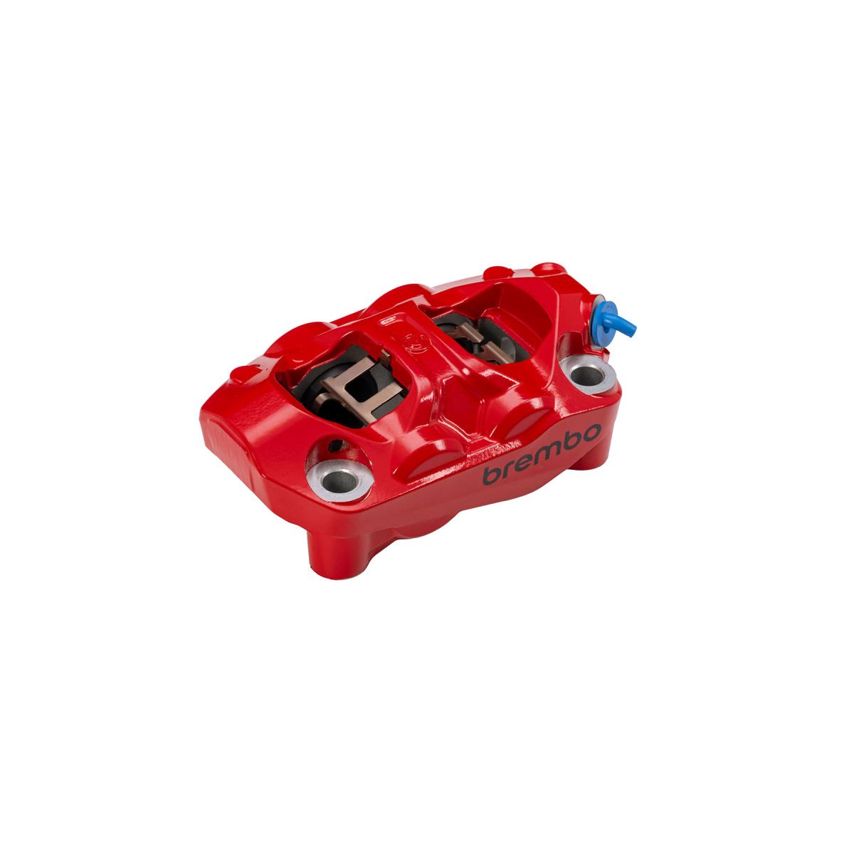brembo (ブレンボ) Hypure ラジアル モノブロック 4P キャリパー レッドペイント ブラックロゴ 右 Φ30 取付ピッチ:100mm 920-E940-38｜バイク・車パーツ プロト 64,130円