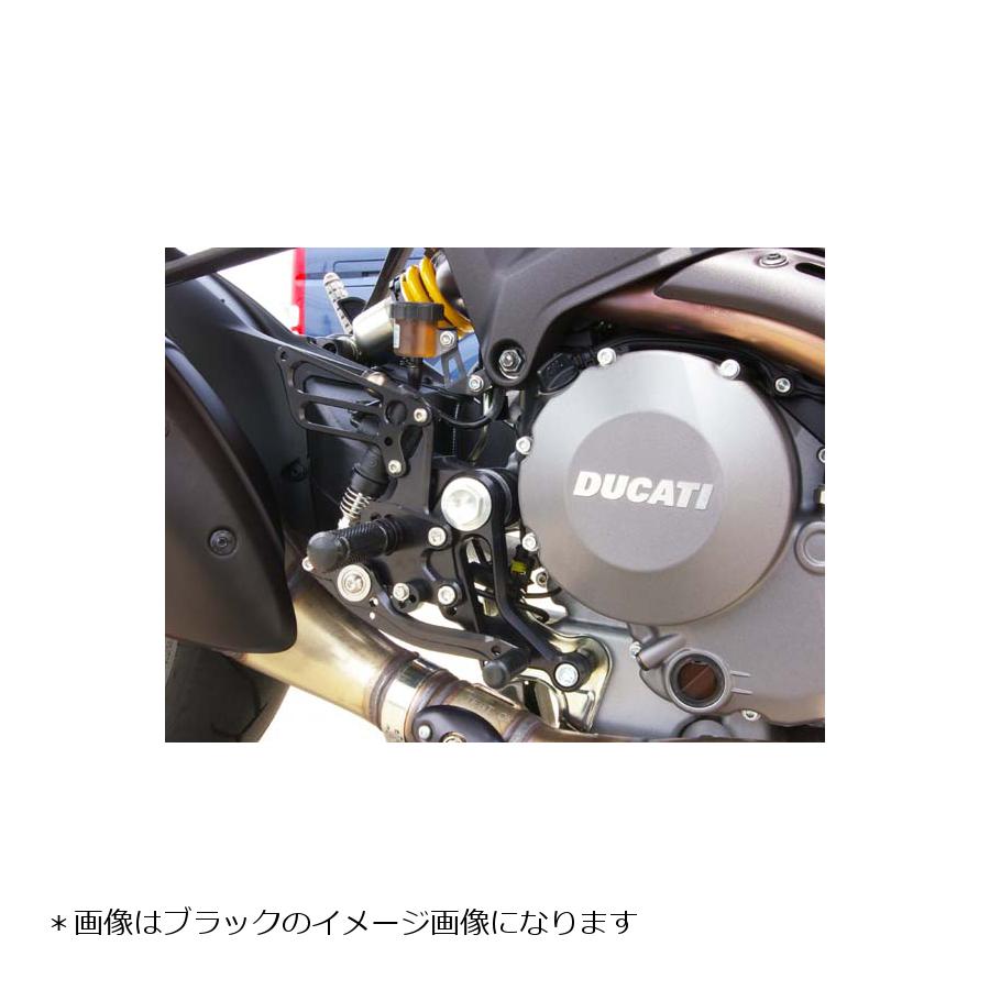 BABY FACE (ベビーフェイス) バックステップ MONSTER1100EVO モンスター アルミニウム シルバー 002-D014SVD