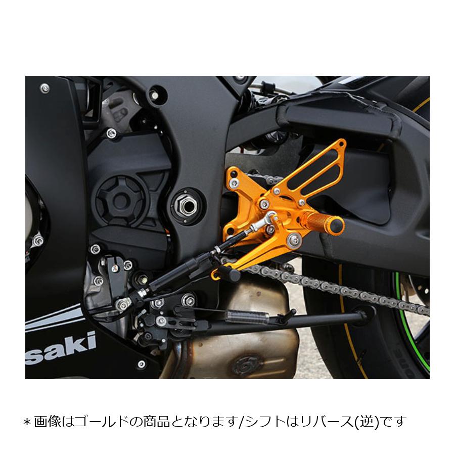 BABYFACE (ベビーフェイス) バックステップ リバース ブラック ZX10R 002-K028BKR|バイク・車パーツ プロト