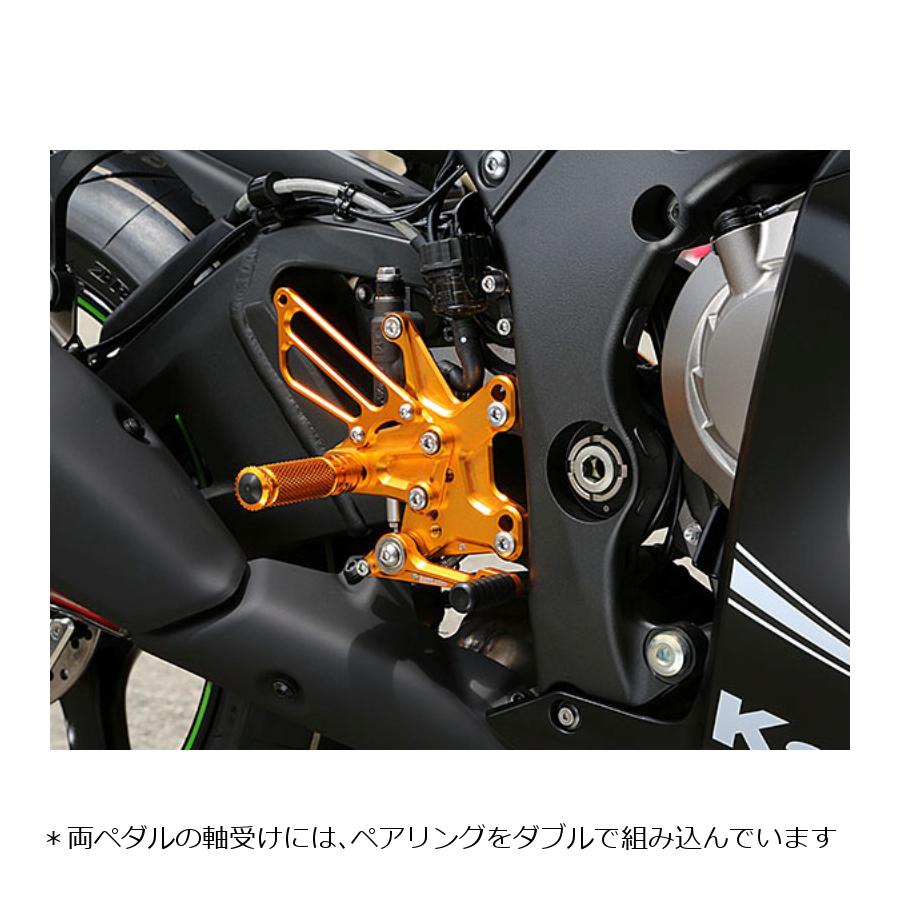 BABYFACE (ベビーフェイス) バックステップ ゴールド ZX10R 002-K028GD|バイク・車パーツ プロト